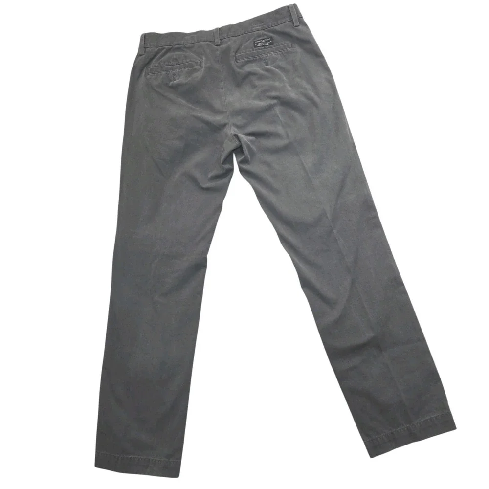 Banana Republic Chino Pants Mens 31x32 Sharp Gray‎ Emerson Cotton Outdoor